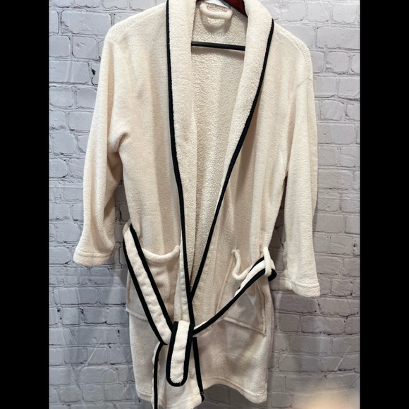 GOLDESSENCE Women's winter wool robe, with strap. ONE SIZE. - Picture 3 of 13